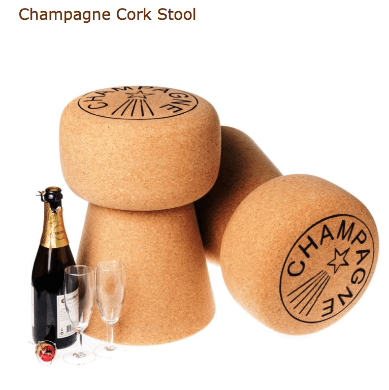 Champagne Cork Stool - Provence Platters