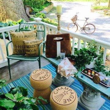 Champagne Cork Stool - Provence Platters